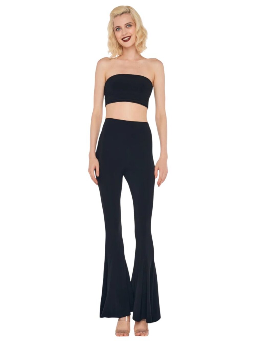 Norma Kamali Timeless Large Fishtail Lounge Pants NWT - Picture 3 of 8